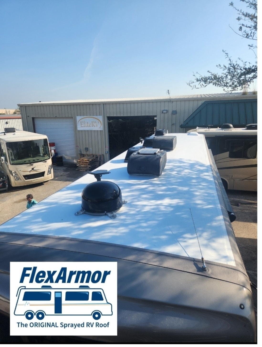 RV roof coating and waterproofing service — EliteRV Palmetto, FL